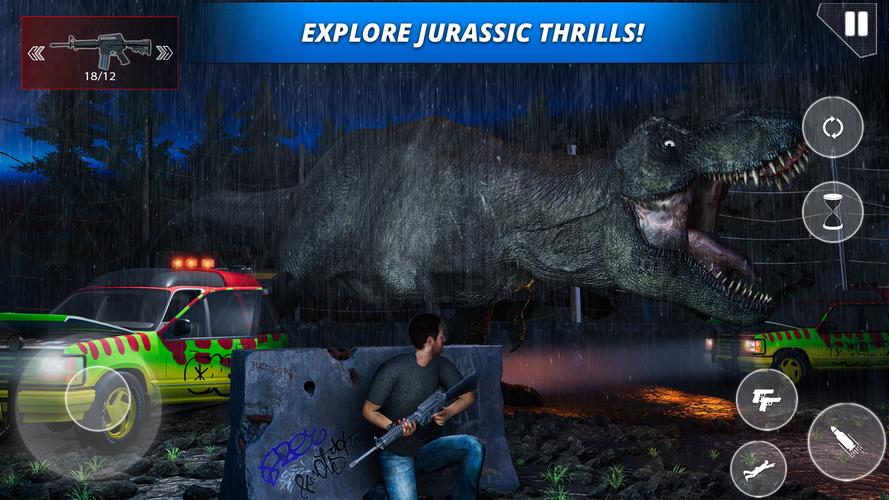 Jurassic Zoo Dinosaur Hunting ảnh chụp màn hình 1