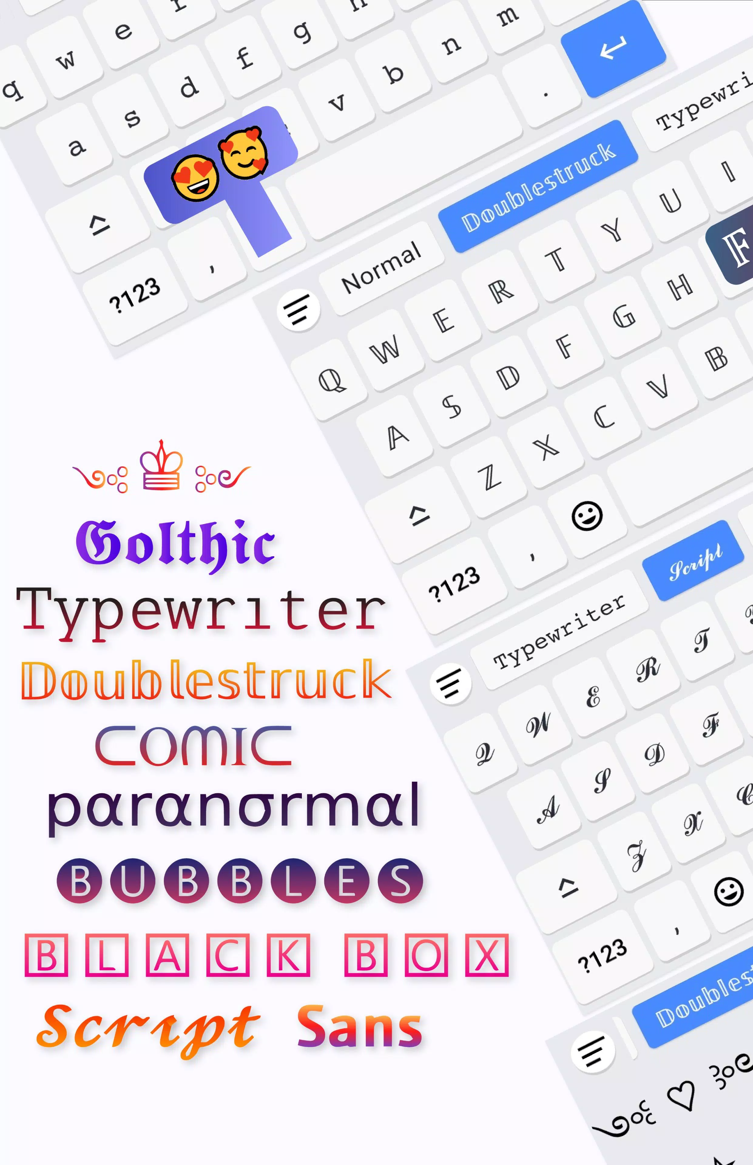 Fonts Aa - Fonts Clavier Capture d’écran1