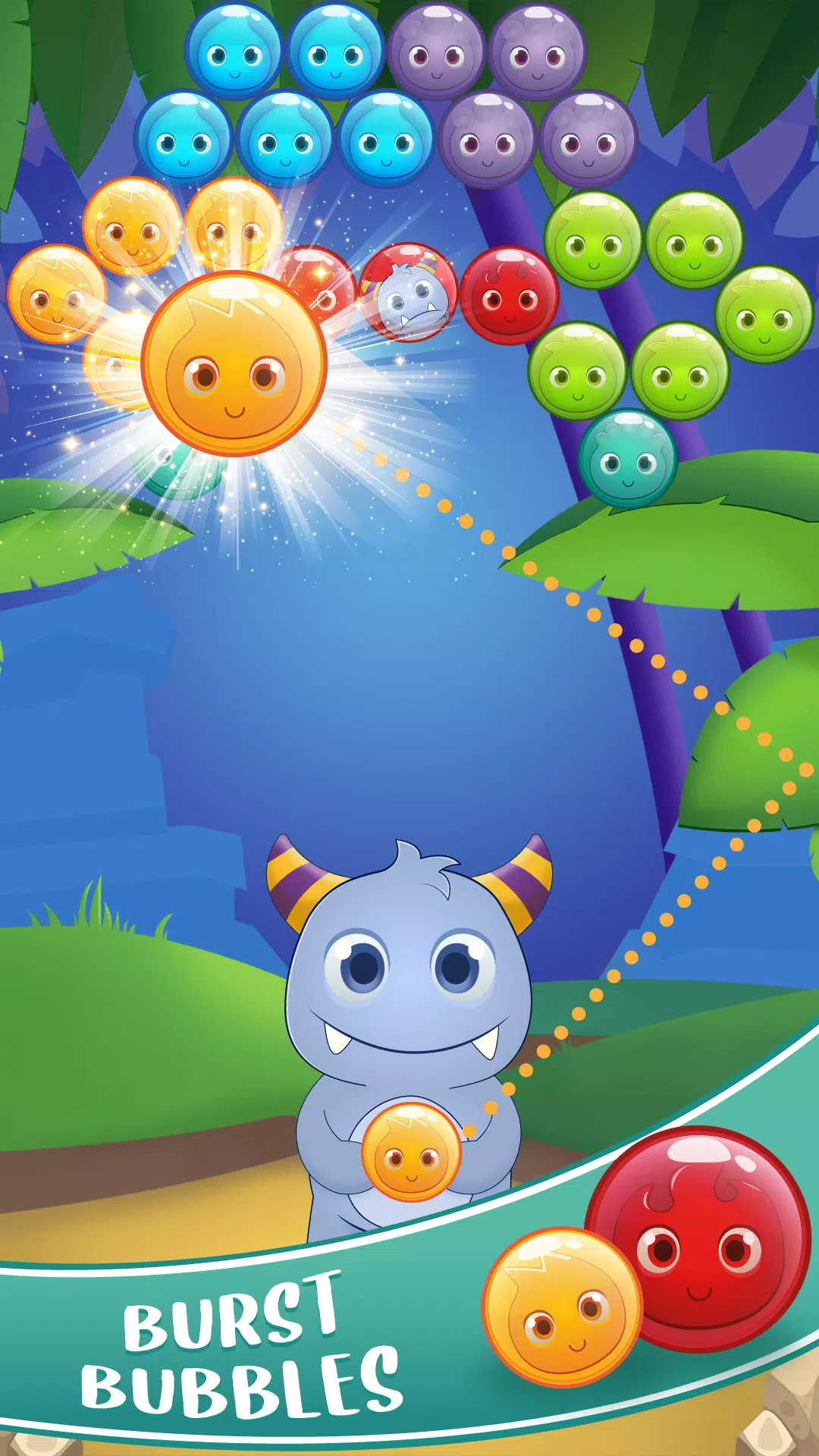 Bubble friends rescue экрана 2