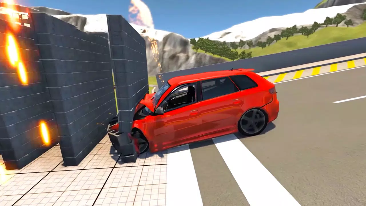 Beam Drive Road Crash 3D Games Capture d’écran3