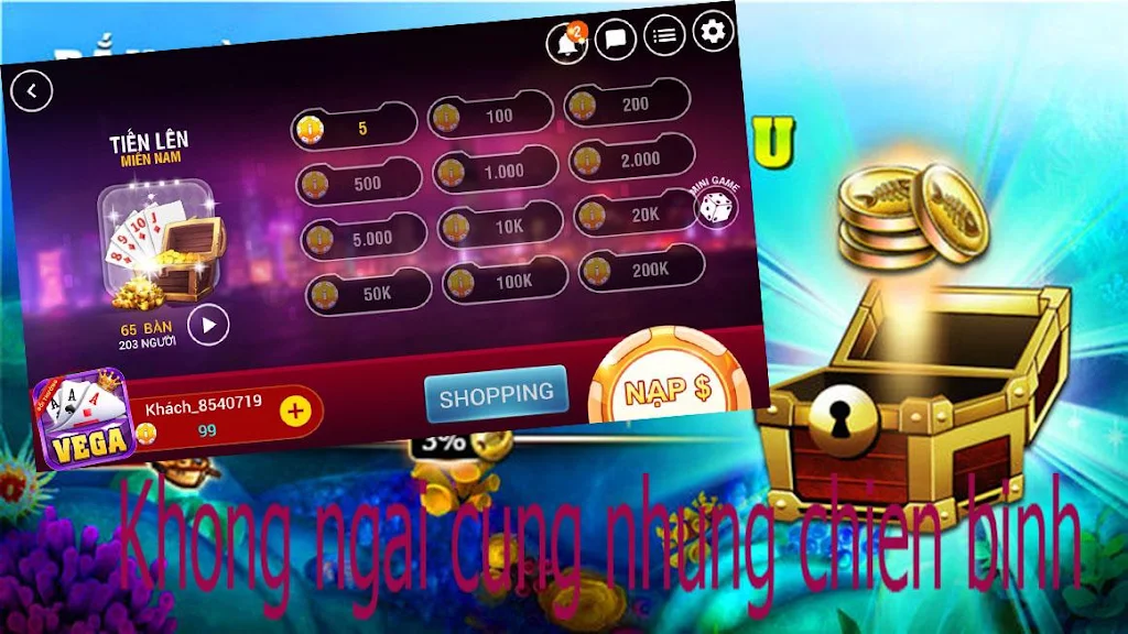 VEGA - Game danh bai doi thuong ကိုဖန်သားပြင်1