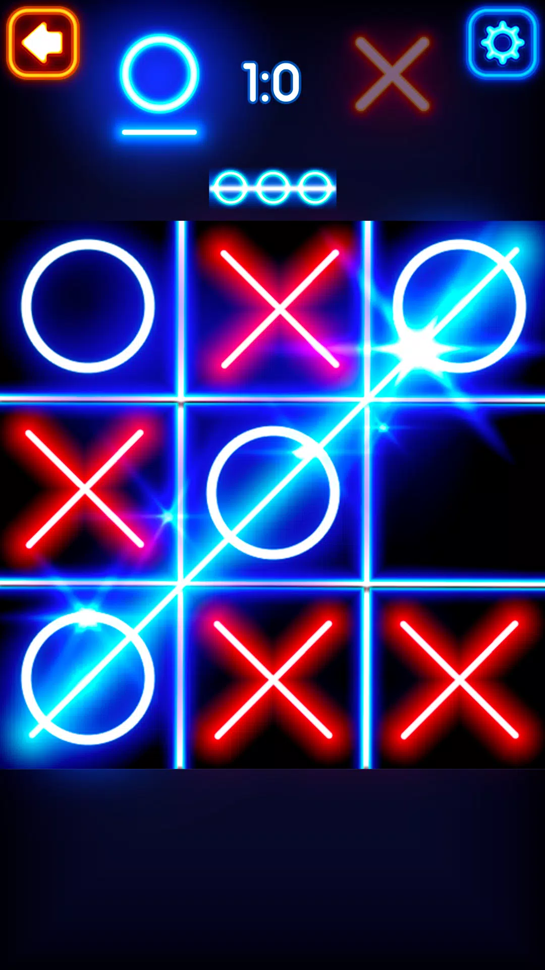 Tic Tac Toe Glow: 2 Players Screenshot 2