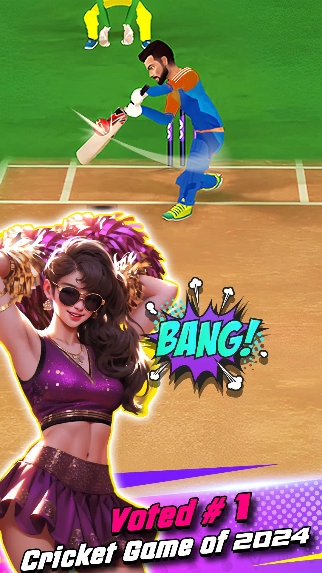 ภาพหน้าจอ King Of Cricket Games 2