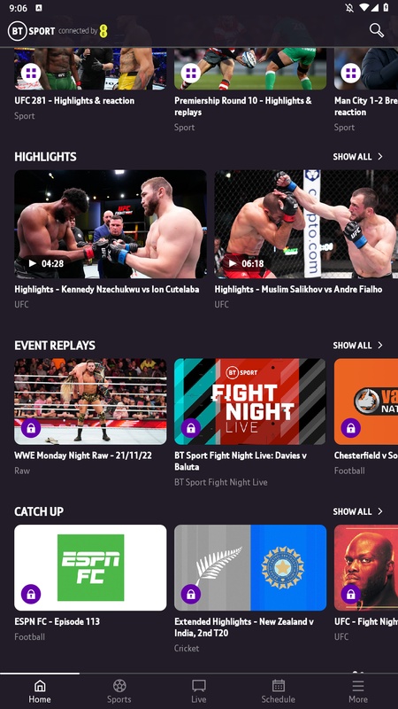 ภาพหน้าจอ TNT Sports: News & Results 2