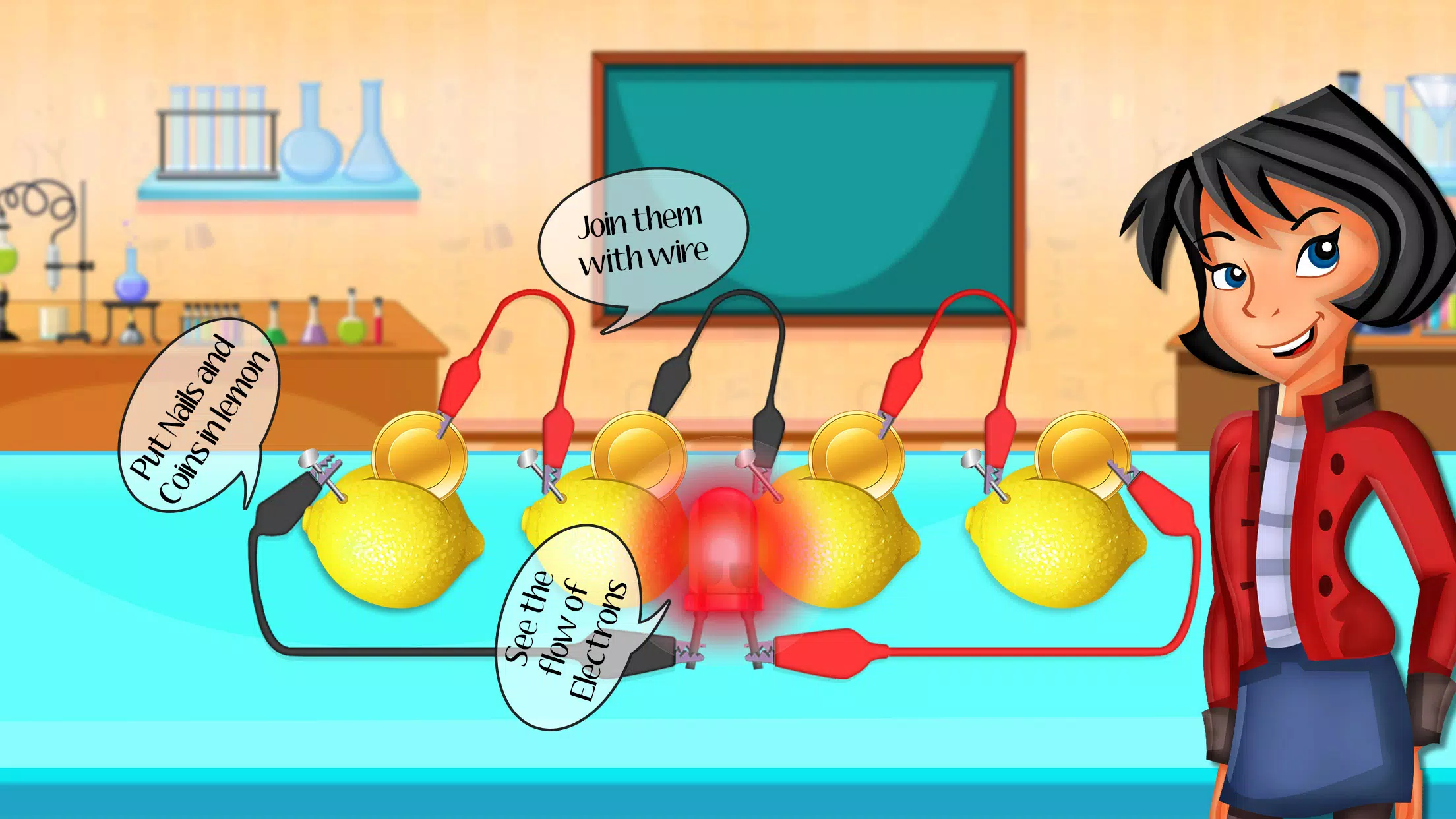 Girls High School Science Lab Screenshot 2