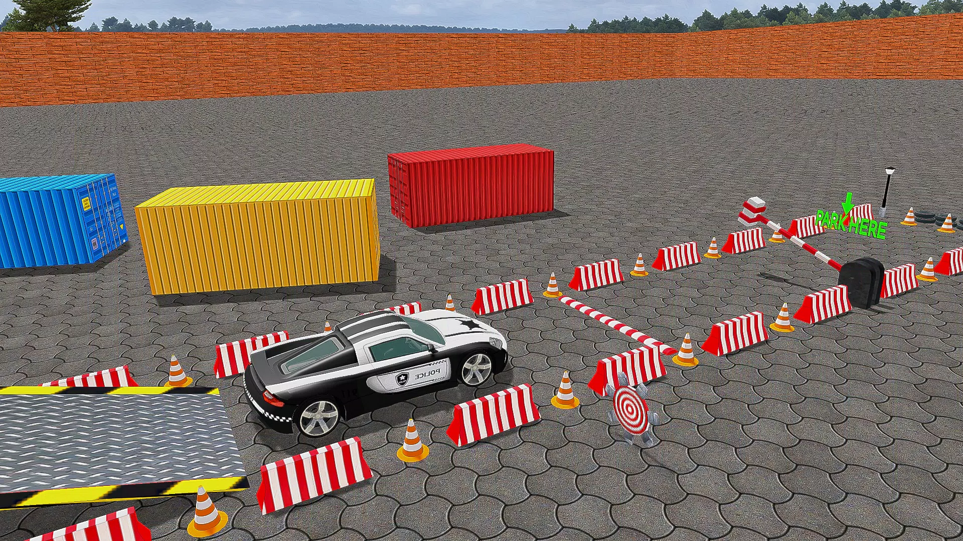 Police Car Parking Car Game 3D Screenshot 3