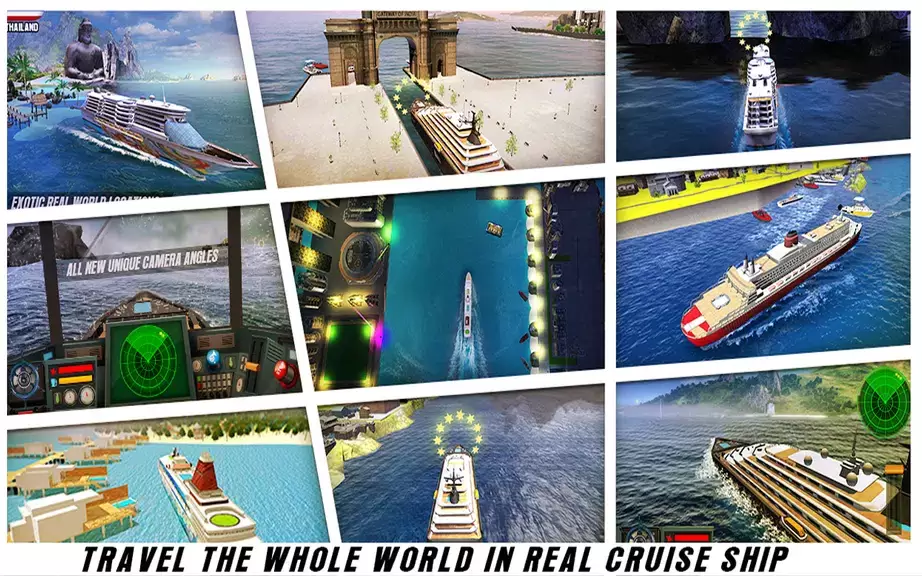 ภาพหน้าจอ Big Cruise Ship Simulator 1