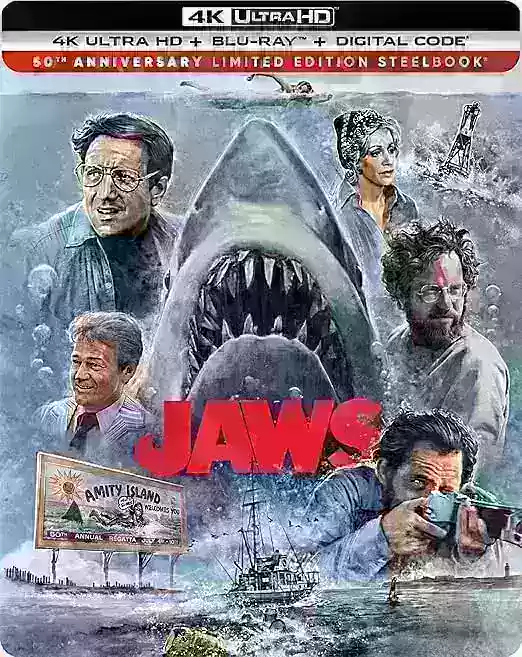 Jaws zum 50.: 4K Steelbook-Vorbestellungen gestartet