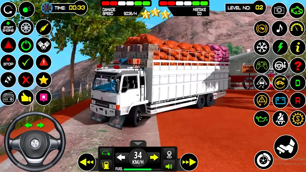 US Mud Truck Transport Game 3D ảnh chụp màn hình 2