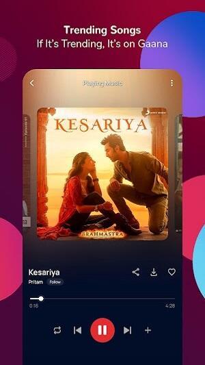 Gaana: MP3 Songs, Music App экрана 2