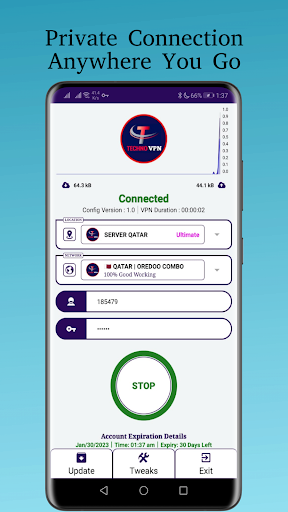 Techno Vpn Pro 스크린 샷 3