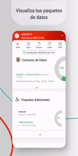 Mi Claro captura de pantalla 3