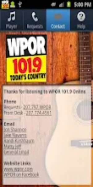 WPOR 101.9 Screenshot 2