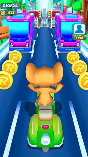 Cat Run : Tom Subway Runner 3D zrzut ekranu 1