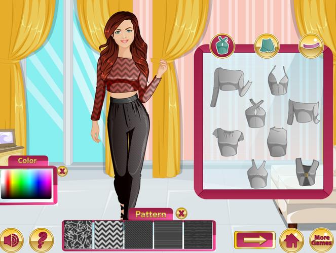 Model Star Girl Dress Up Games captura de pantalla 1