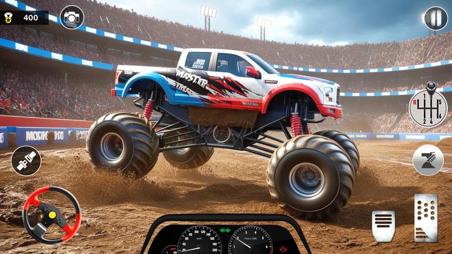 Monster Truck Racing Game 3D屏幕截圖3