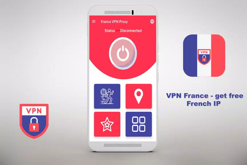 VPN Free - get free French IP Security  ⭐️⭐️⭐️⭐️⭐️ 스크린 샷 3