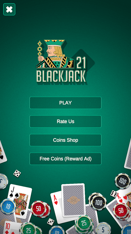 BlackJack TwentyOne ảnh chụp màn hình 1