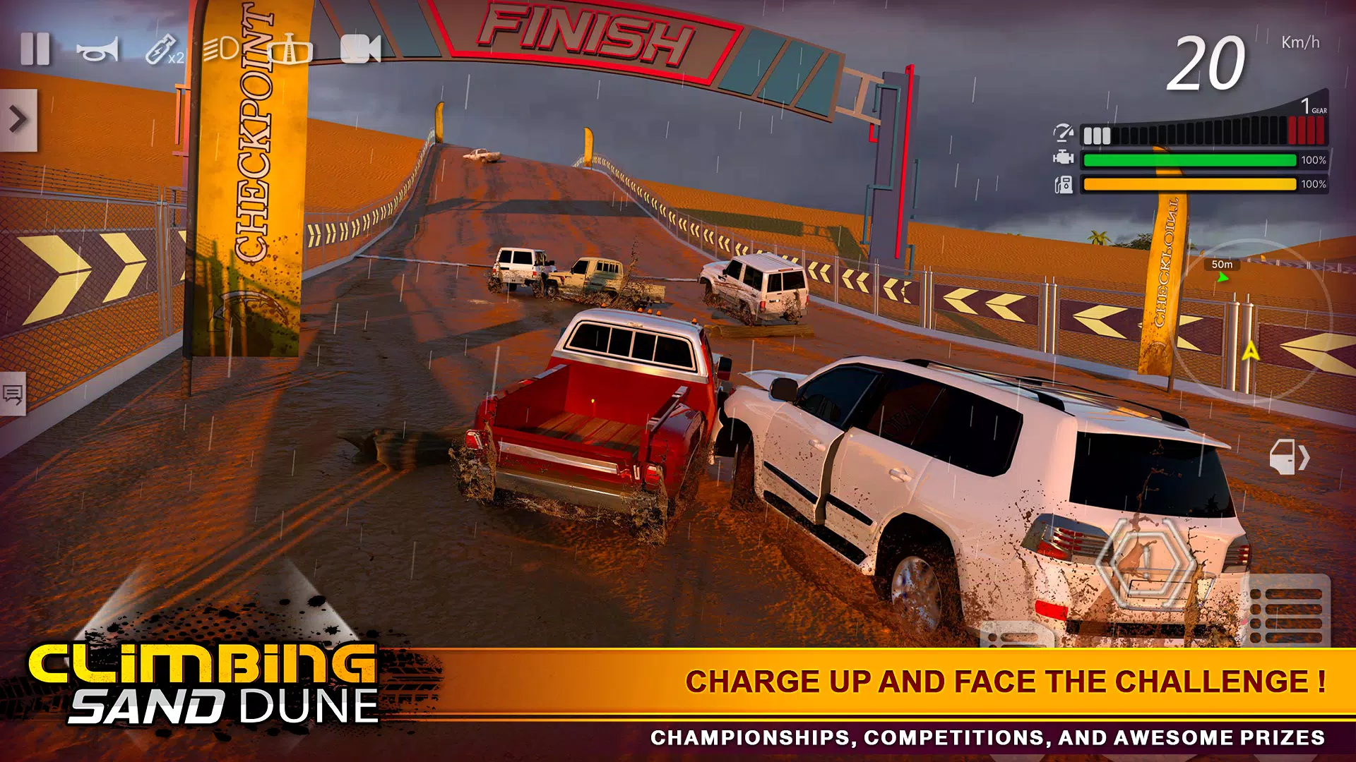 Climbing Sand Dune OFFROAD Screenshot 3