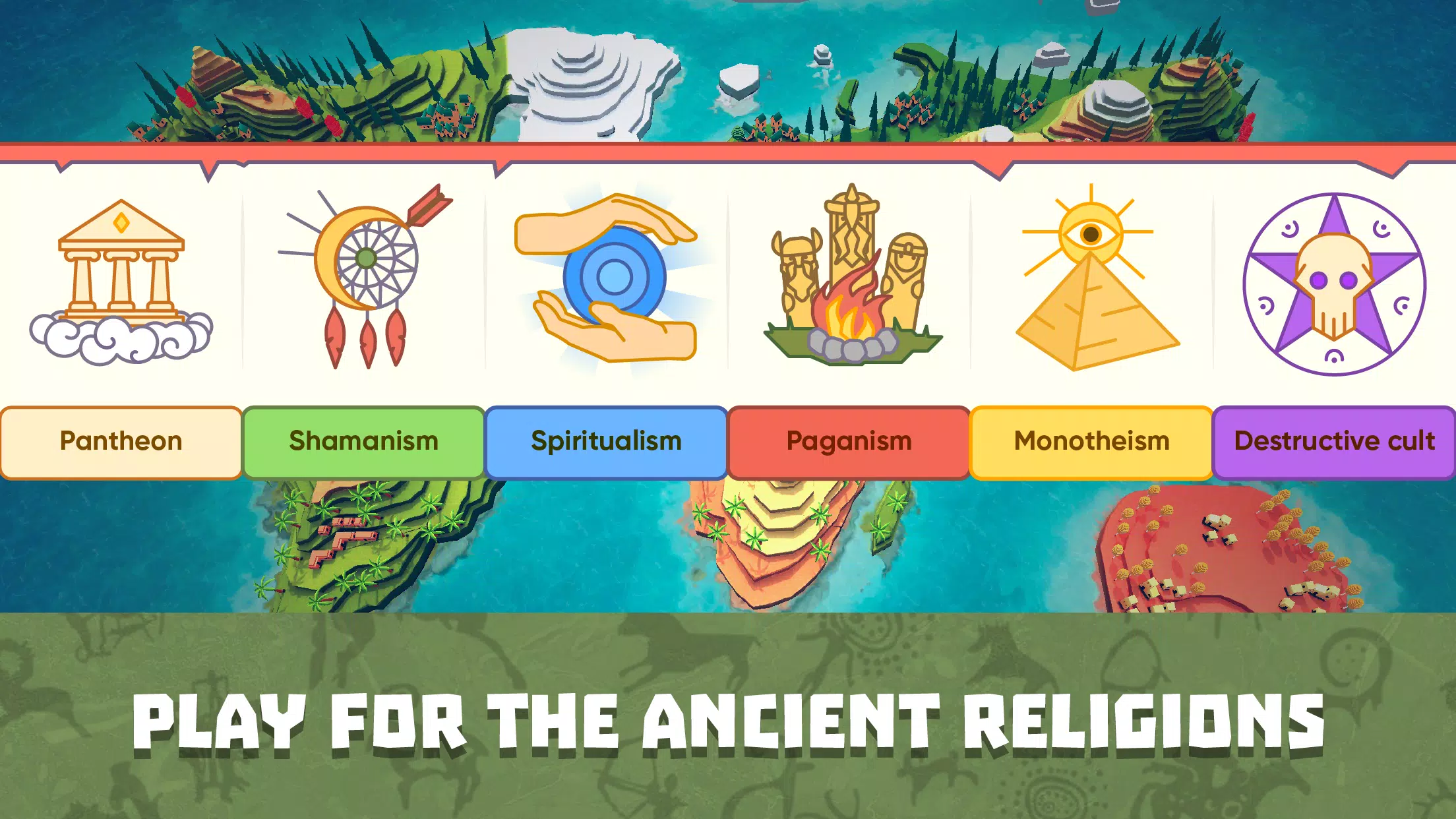 Screenshot Religion Inc. The game god sim 1