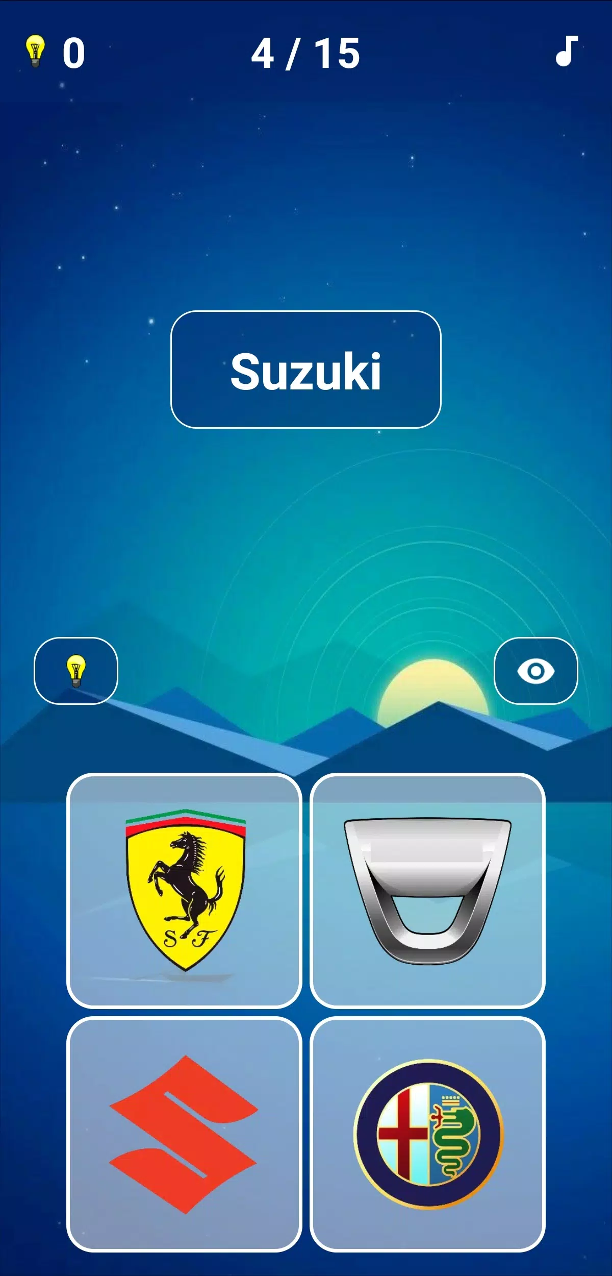 Car Logo Quiz 2 ekran görüntüsü 1