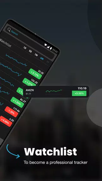 Screenshot NASDAQ Live Stock Market 2