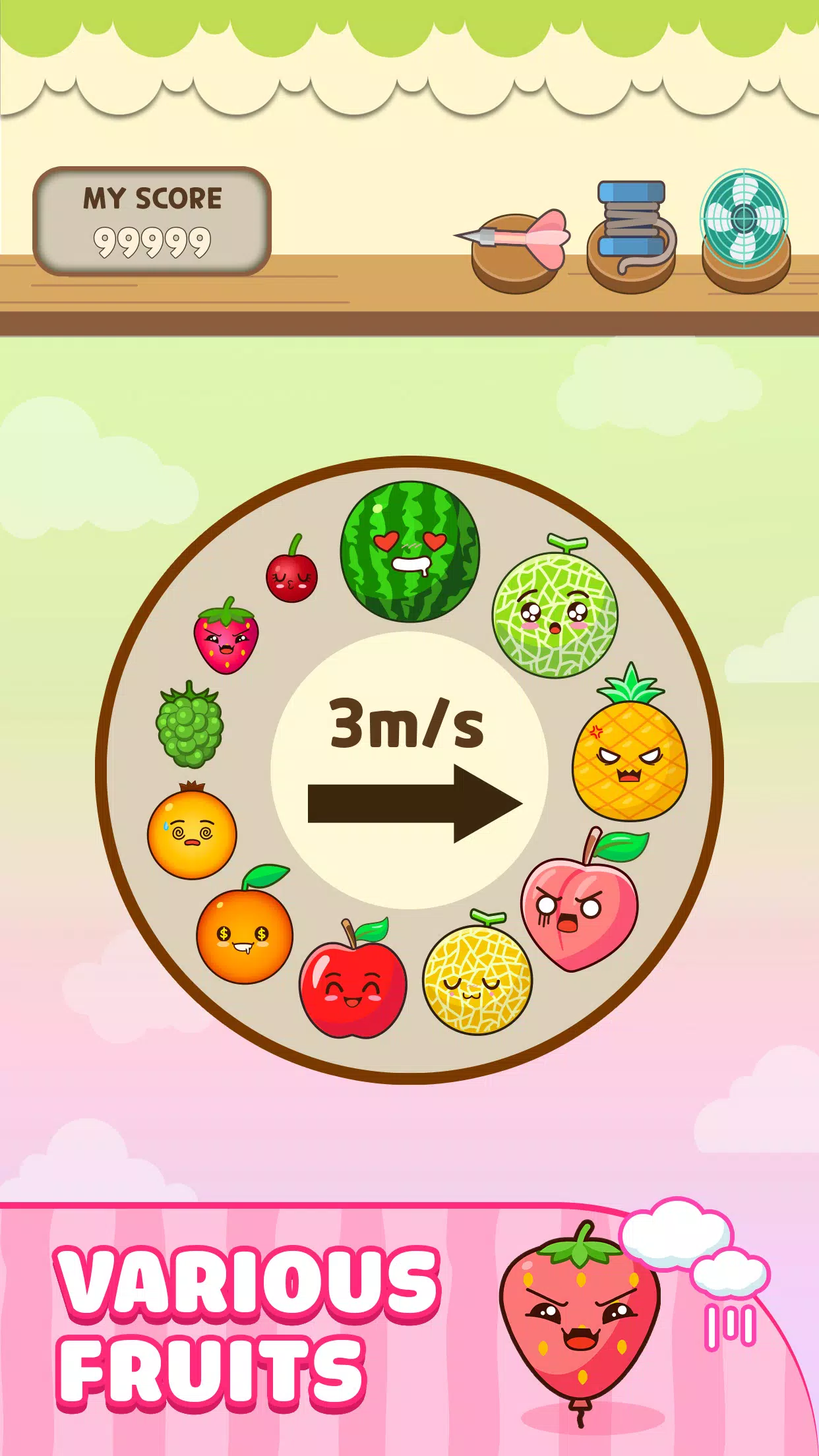 Melon Balloon: Fruit Merge 스크린 샷 4