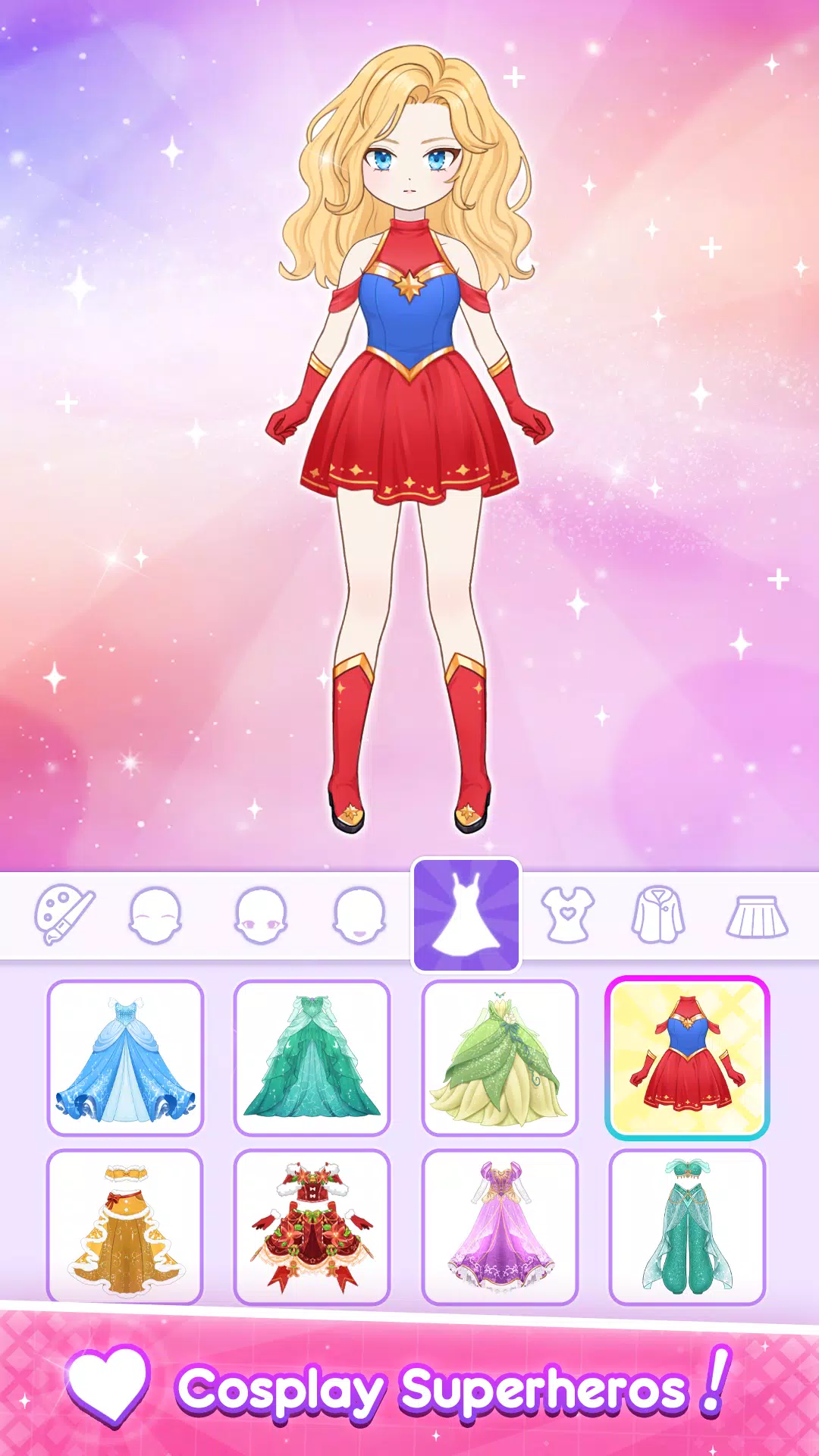 Anime Dress Up - Doll Dress Up 스크린 샷 1