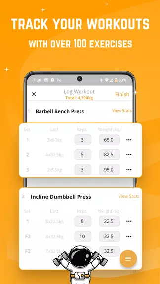 Stronger - Workout Gym Tracker ảnh chụp màn hình 1