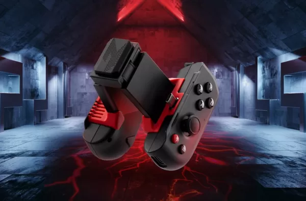 Der Acer Nitro Gaming Controller NGR400 in seiner gefalteten Form