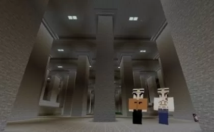 Minecraft recreation of G-Cans facility