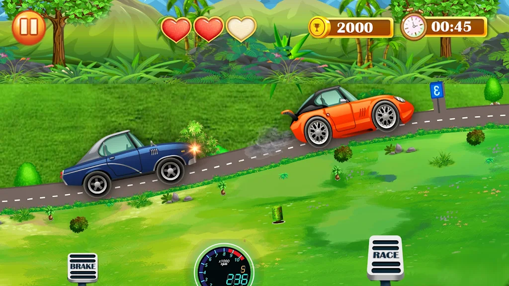 Hill Climb Car Racer-Car Game screenshot 1