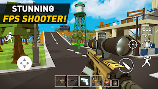 Pixel Danger Zone:Battleroyale Screenshot 1