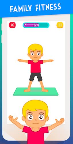 Exercise for Kids at home 스크린샷 4