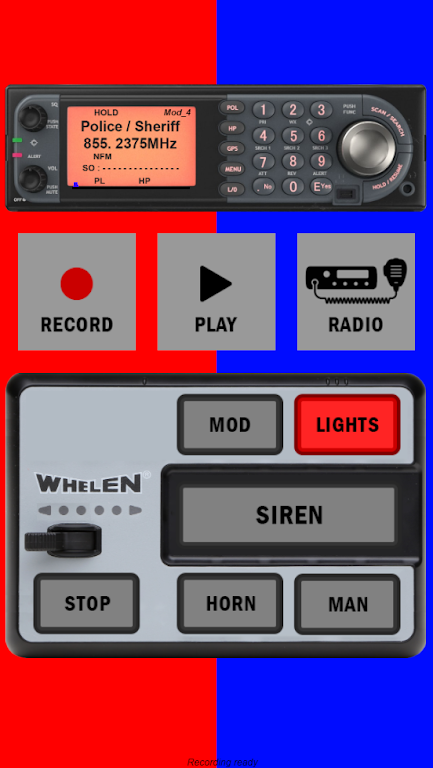 USA Siren Radio Sound Effects ภาพหน้าจอ 1