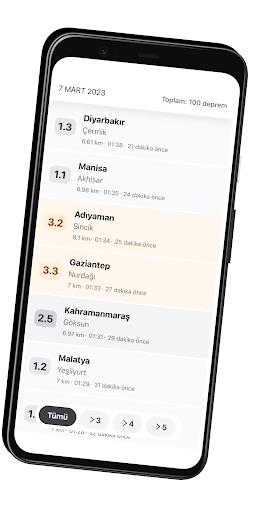 Zelzele Son 100 Deprem स्क्रीनशॉट 1