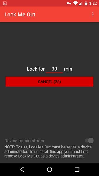 Screenshot Lock Me Out - App/Site Blocker 2