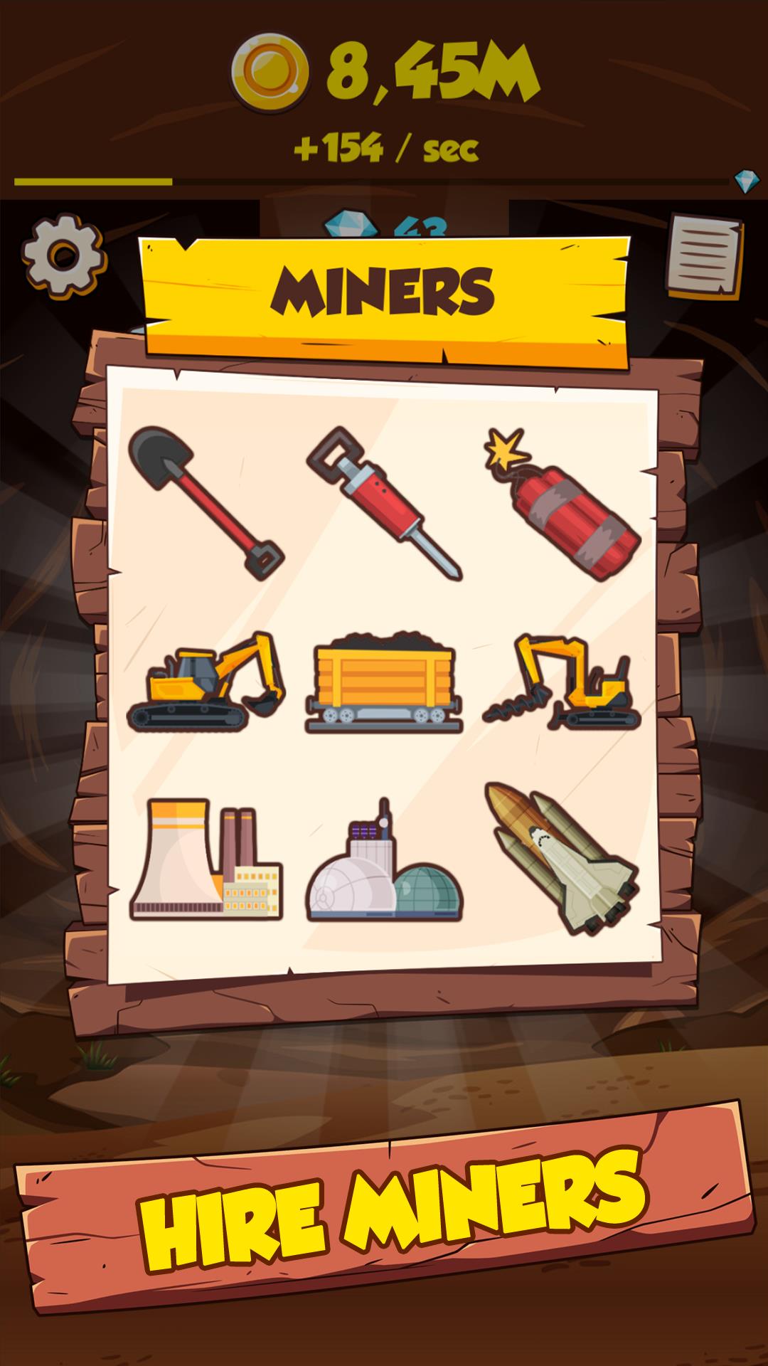 ภาพหน้าจอ Idle Miner Clicker: Tap Tycoon 3