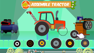 Farm Tractors Dinosaurs Games zrzut ekranu 3