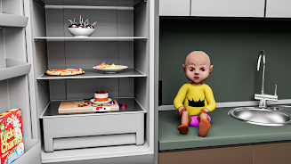 Scary Baby Pink Horror Game 3D screenshot 4