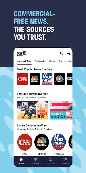 Screenshot TuneIn Radio Pro 3