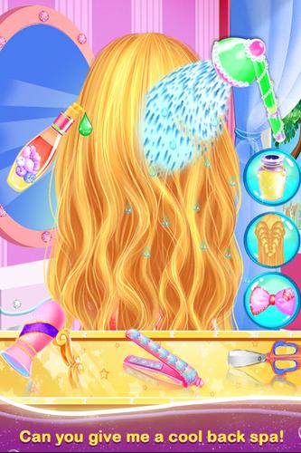 Fashion Braid Hair Girls Games captura de pantalla 1