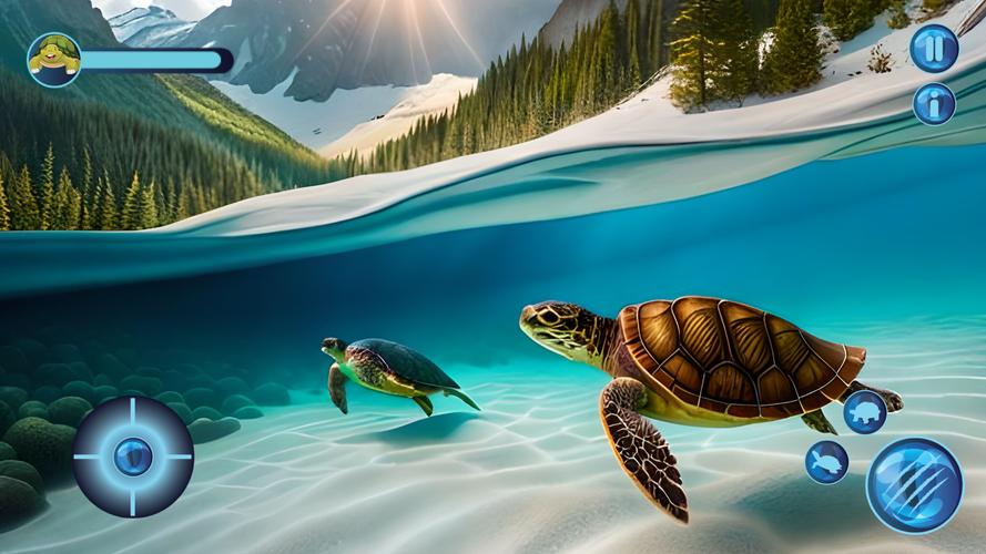 Ocean turtle tortoise Sea Game屏幕截圖1