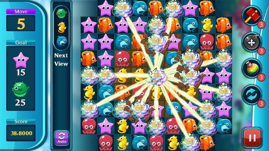 Ocean Match Puzzle 스크린 샷 1