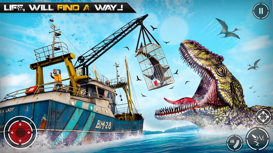 Dinosaur Hunting Gun Games screenshot 2