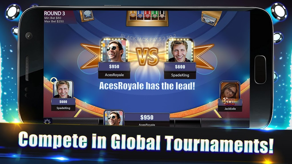 Blackjack Legends: 21 Online Multiplayer Casinoスクリーンショット2