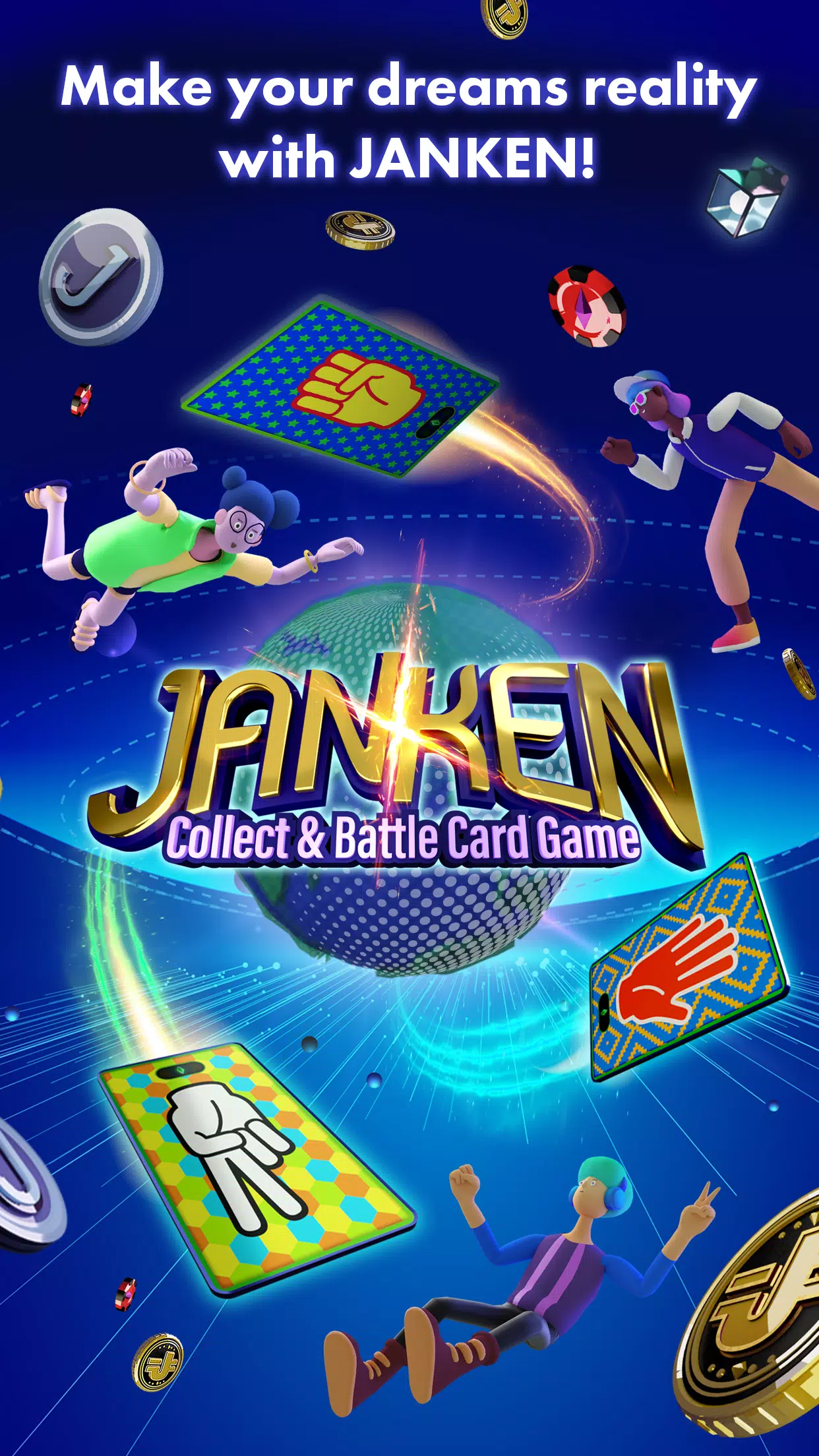 JANKEN Collect&BattleCardGameスクリーンショット1