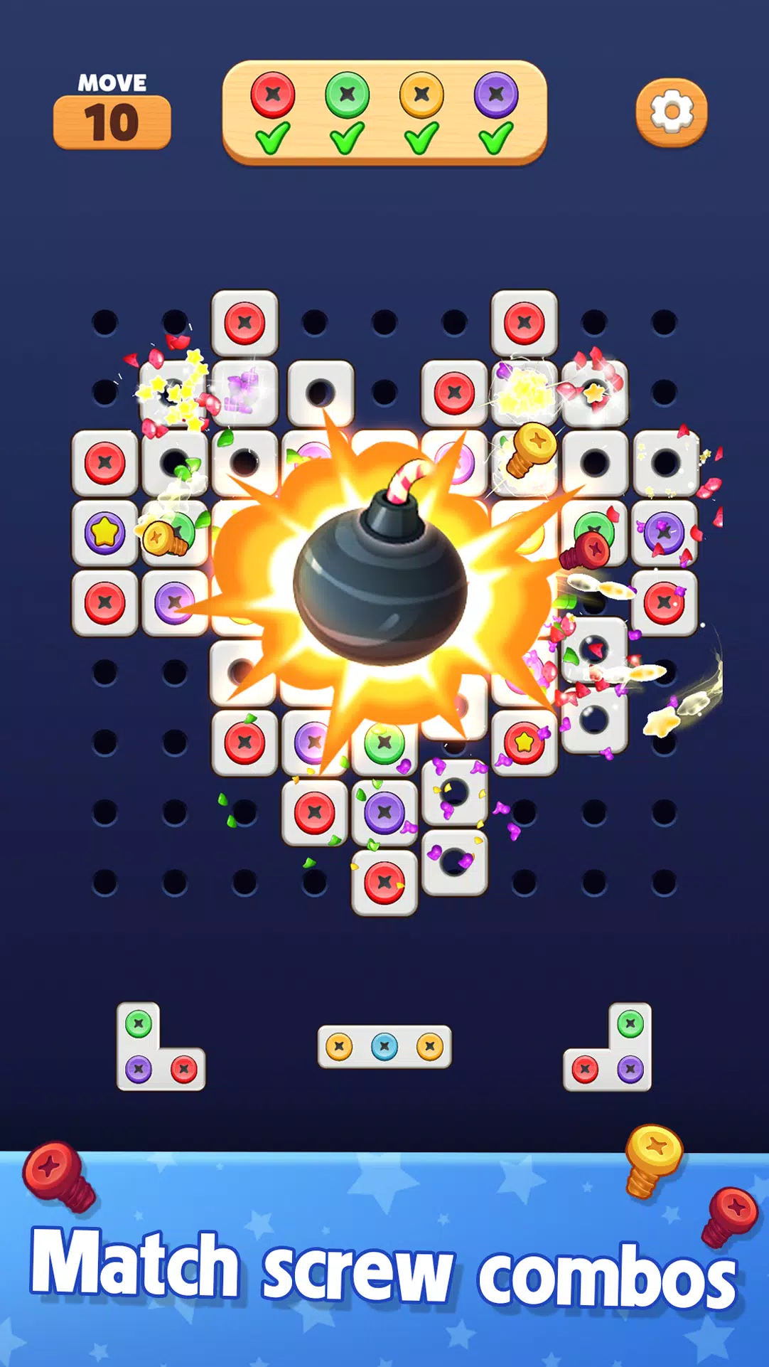 Screw Blast: Match The Bolts Ảnh chụp màn hình 4