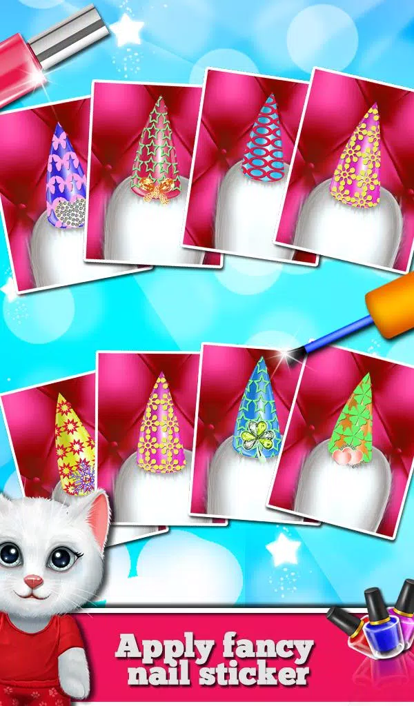 Kitty Nail Salon Daycare Cute screenshot 4