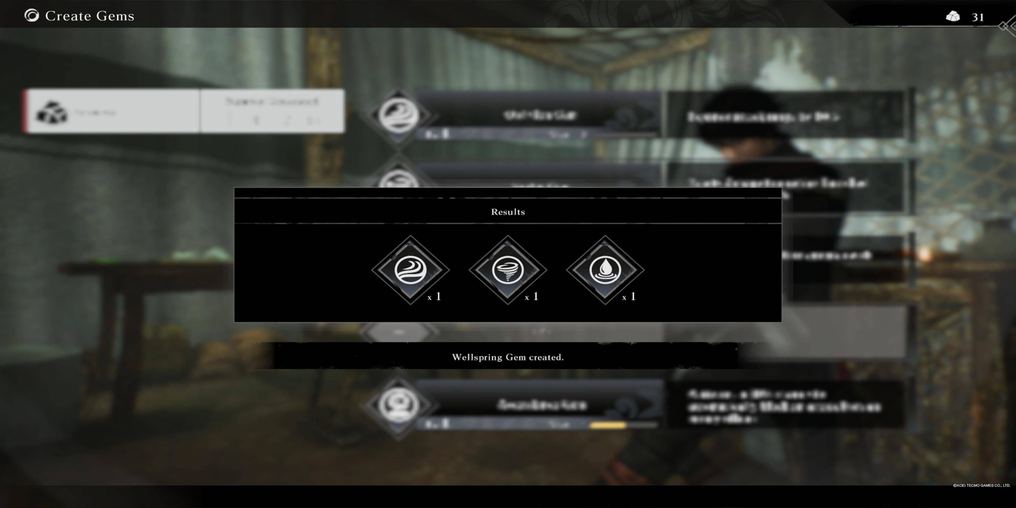 Come creare e usare gemme in Dynasty Warriors: Origins